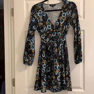 Floral Wrap Dress
